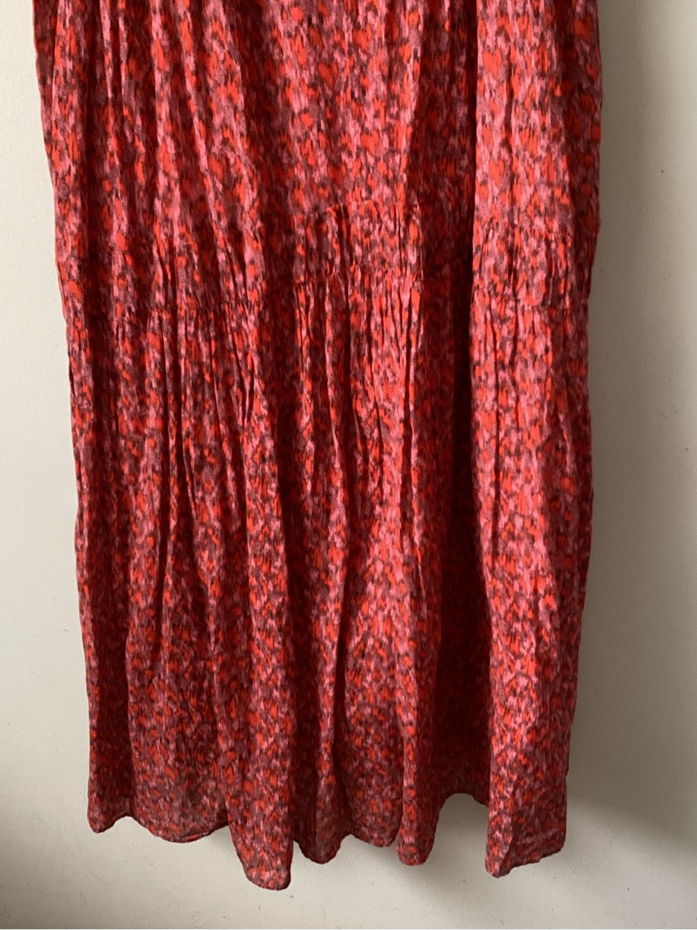Joie Red Floral Maxi Dress - Picture 3 of 8